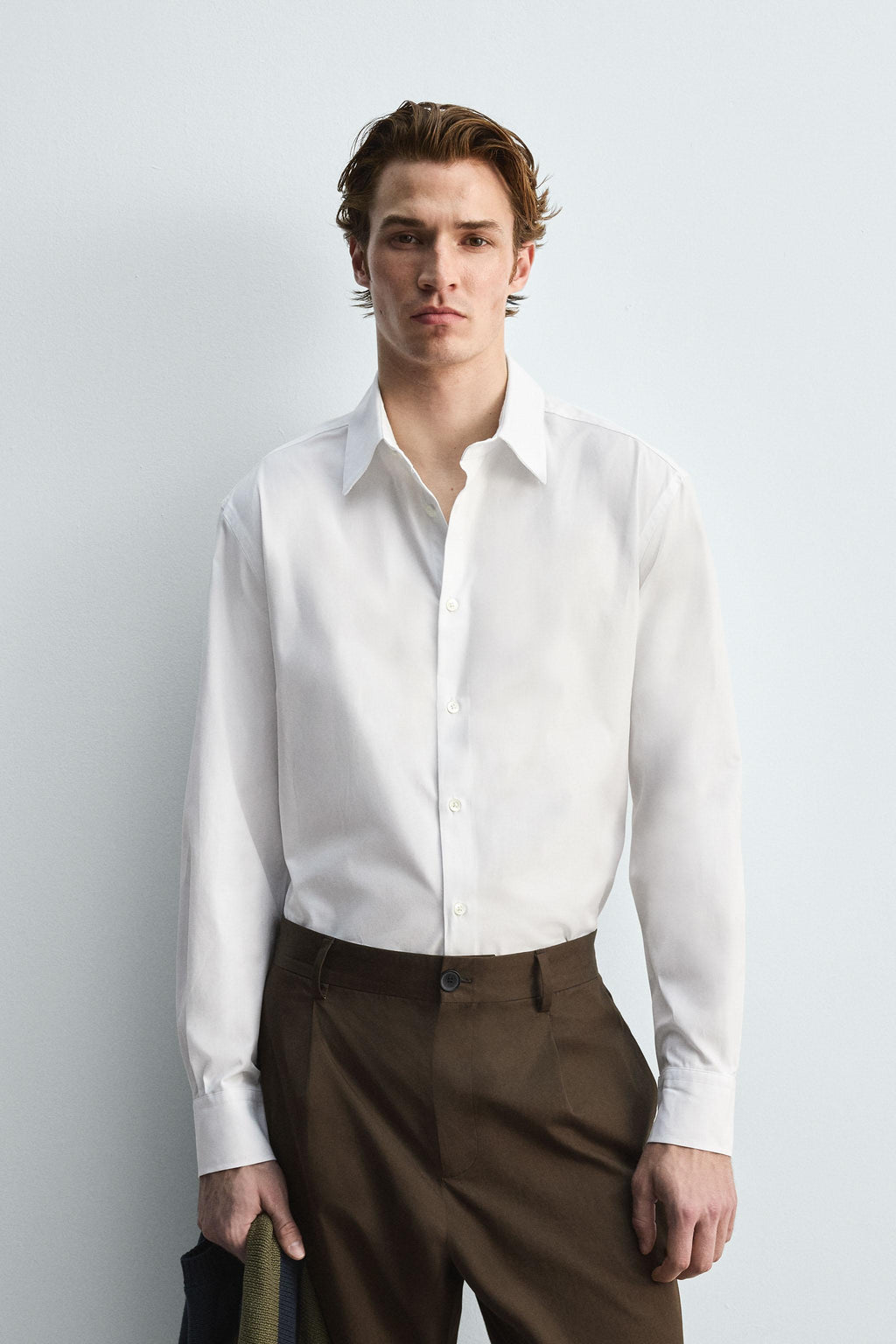 Regular Fit Beyaz Gömlek