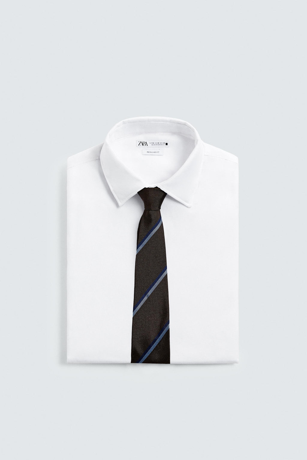 %100 İpek Çizgili Kravat