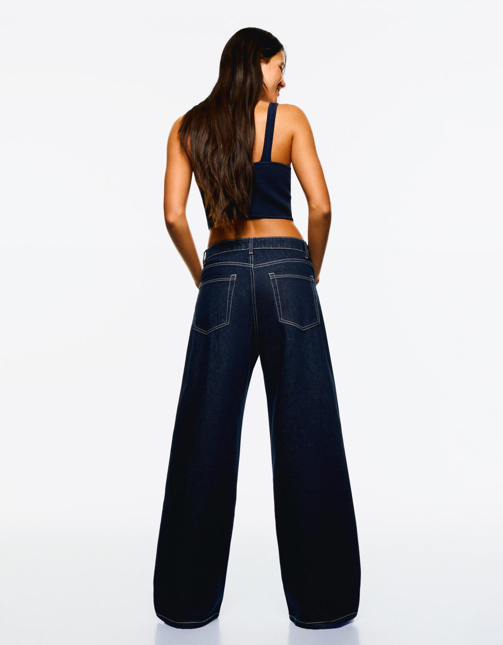 Kadın Baggy Jean Pantolon