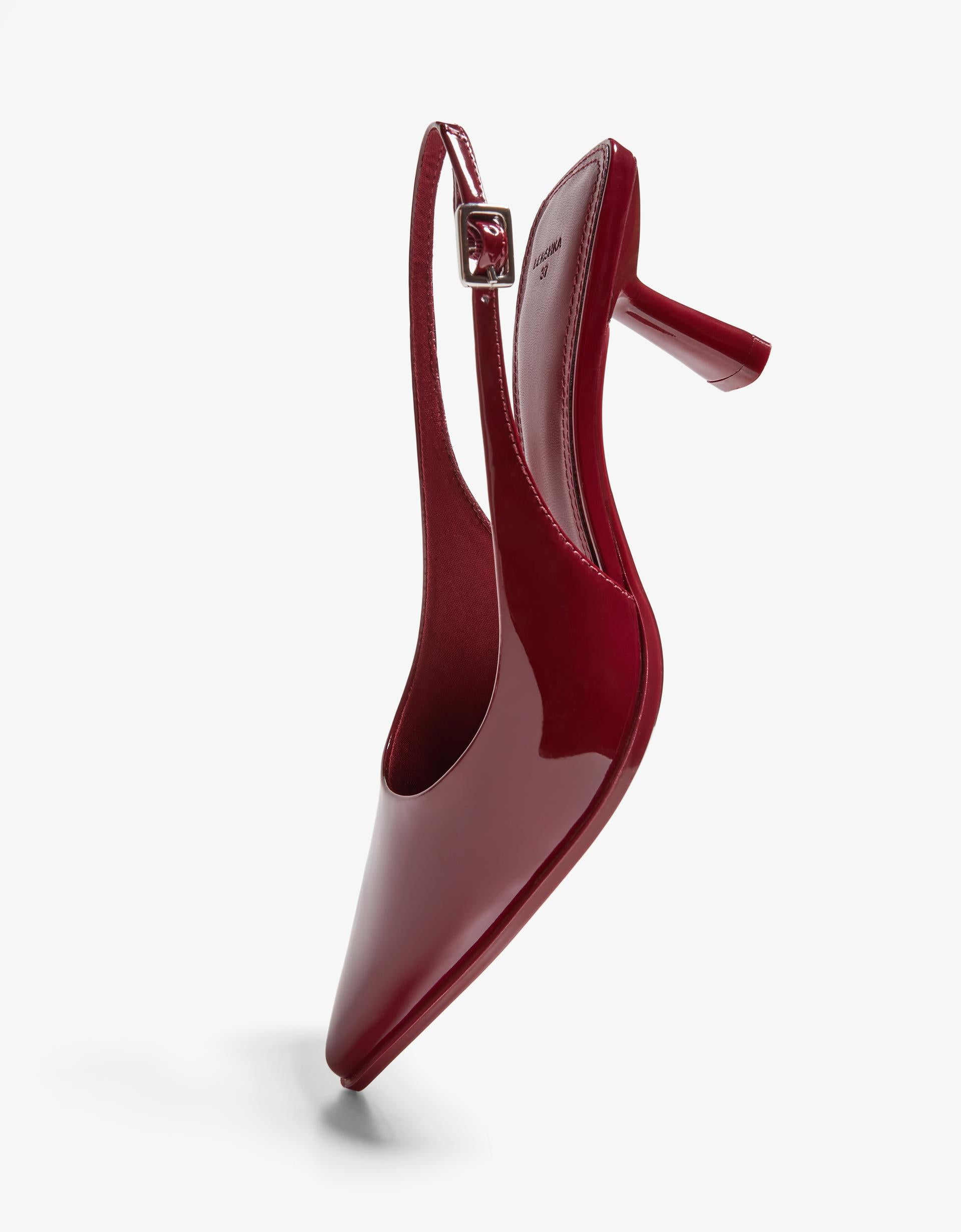 Kadın Bordo Topuklu Ayakkabı