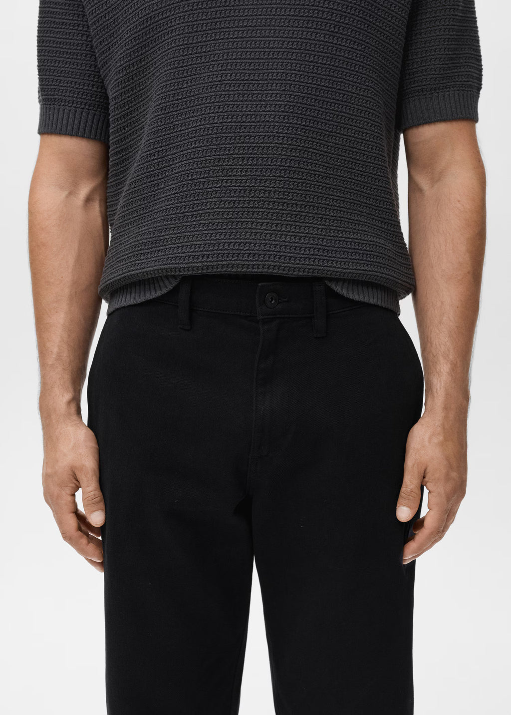 Regular kesim pamuklu jean pantolon