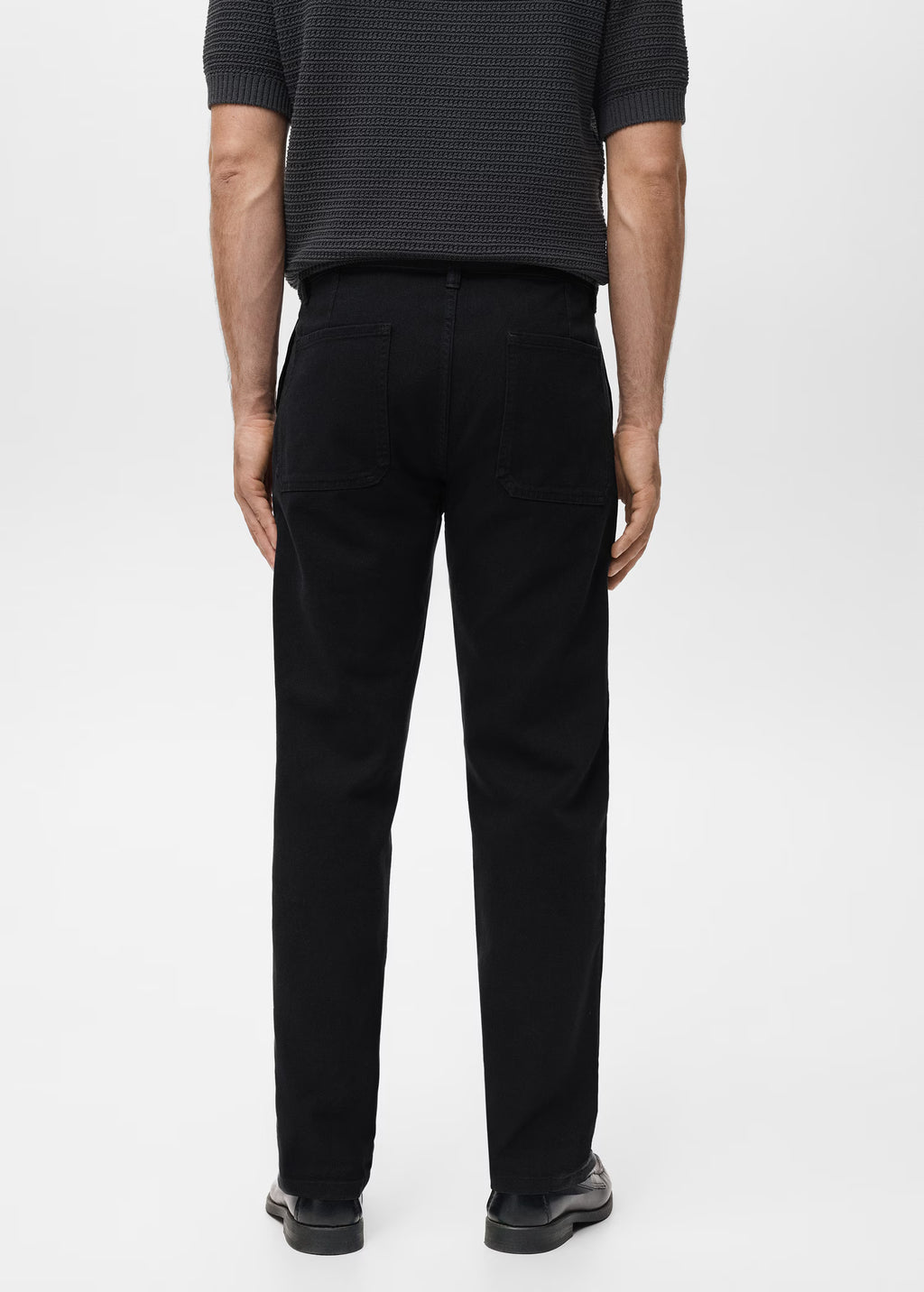 Regular kesim pamuklu jean pantolon