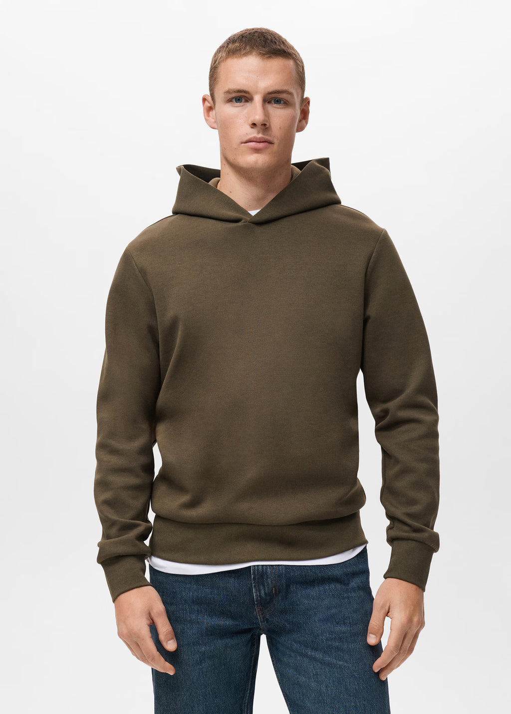 Regular kesim kapüşonlu sweatshirt
