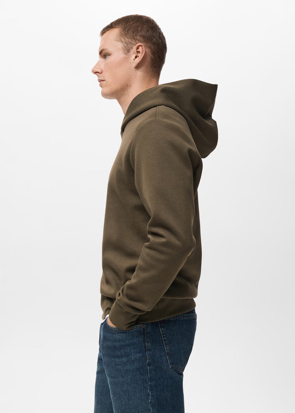 Regular kesim kapüşonlu sweatshirt
