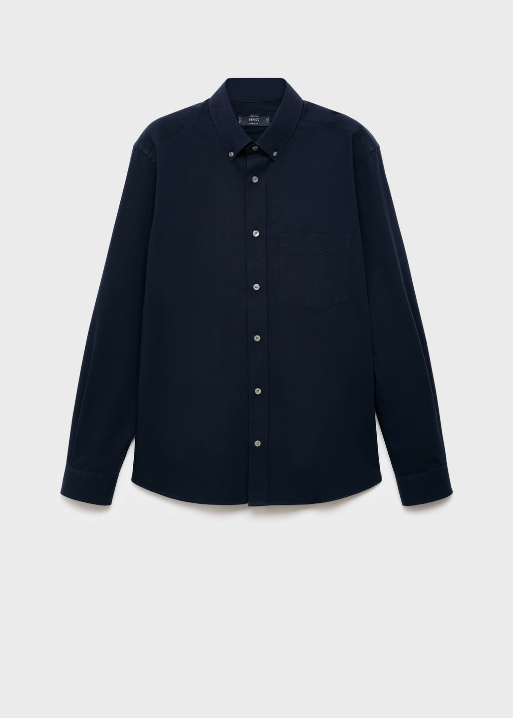 %100 pamuklu regular kesim cepli gömlek