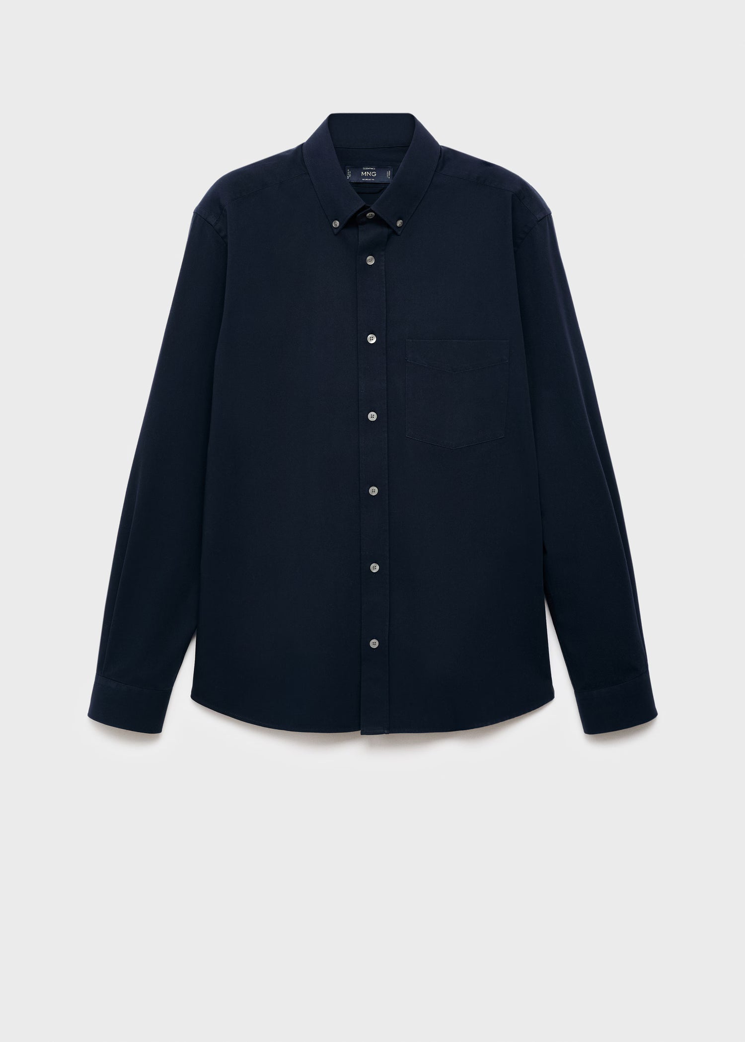 %100 pamuklu regular kesim cepli gömlek